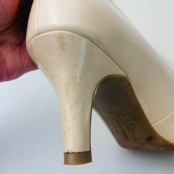 Life Stride Sz 9 Soft System Parigi Kitten Heel Pumps Beige Nude Slip On Comfort - Picture 13 of 13